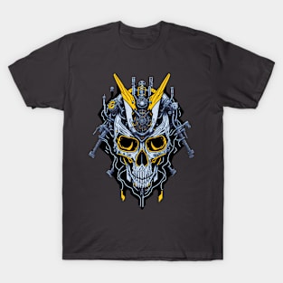 Mecha Skull S01 D48 T-Shirt